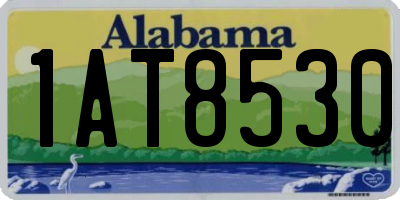 AL license plate 1AT8530