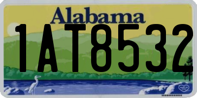 AL license plate 1AT8532