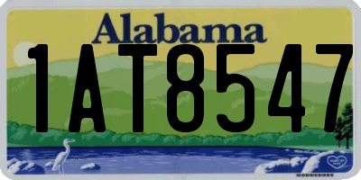 AL license plate 1AT8547