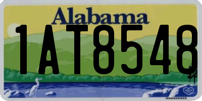 AL license plate 1AT8548