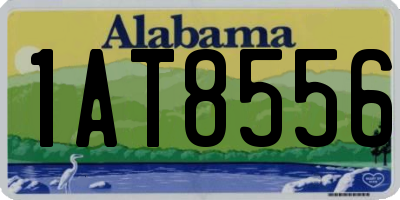 AL license plate 1AT8556