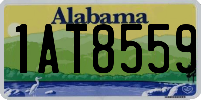 AL license plate 1AT8559