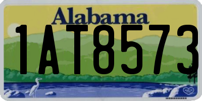 AL license plate 1AT8573