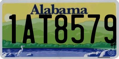 AL license plate 1AT8579