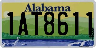 AL license plate 1AT8611