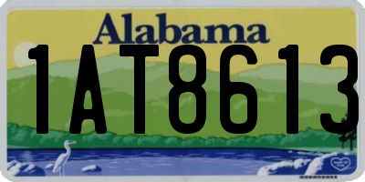 AL license plate 1AT8613