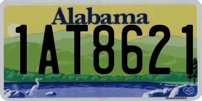 AL license plate 1AT8621