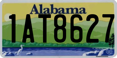 AL license plate 1AT8627