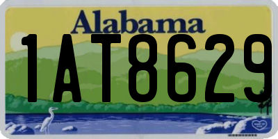 AL license plate 1AT8629