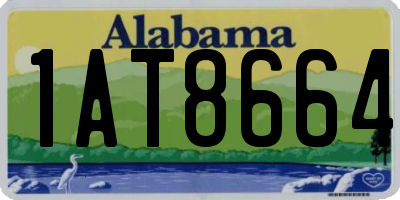 AL license plate 1AT8664
