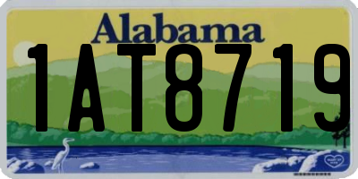 AL license plate 1AT8719