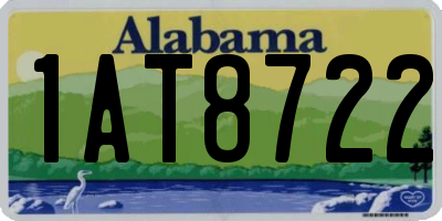 AL license plate 1AT8722