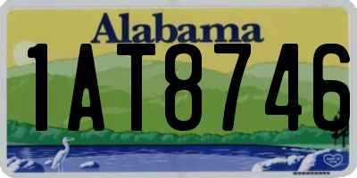 AL license plate 1AT8746