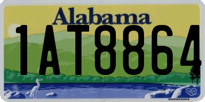 AL license plate 1AT8864