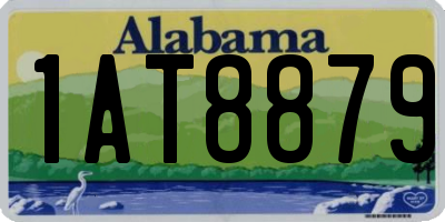 AL license plate 1AT8879