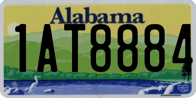 AL license plate 1AT8884