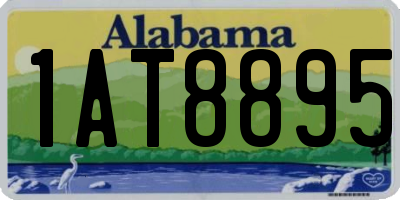 AL license plate 1AT8895