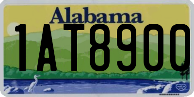 AL license plate 1AT8900