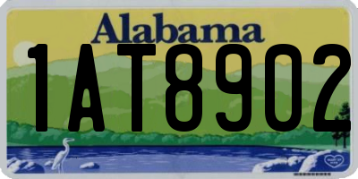 AL license plate 1AT8902