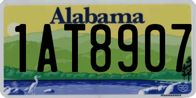 AL license plate 1AT8907