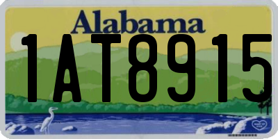 AL license plate 1AT8915