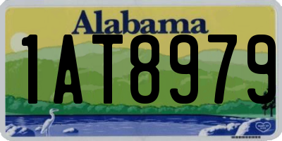 AL license plate 1AT8979