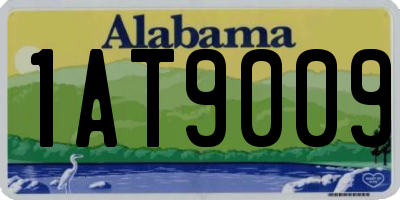 AL license plate 1AT9009