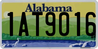 AL license plate 1AT9016