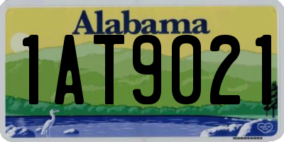 AL license plate 1AT9021