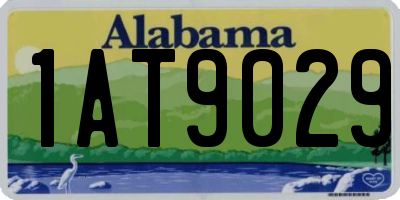 AL license plate 1AT9029
