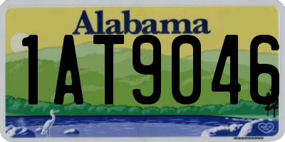 AL license plate 1AT9046