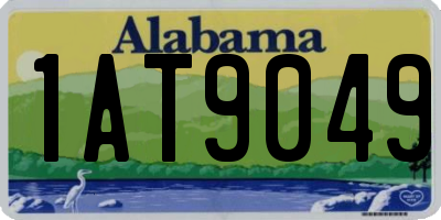 AL license plate 1AT9049