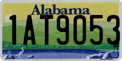 AL license plate 1AT9053