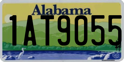 AL license plate 1AT9055