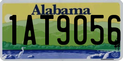 AL license plate 1AT9056