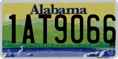 AL license plate 1AT9066