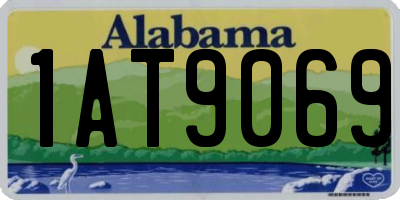 AL license plate 1AT9069