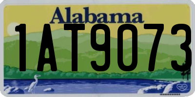 AL license plate 1AT9073