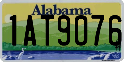 AL license plate 1AT9076