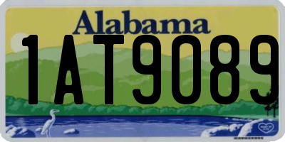 AL license plate 1AT9089