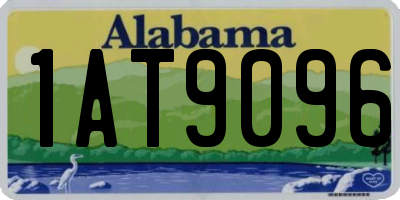 AL license plate 1AT9096
