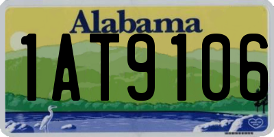 AL license plate 1AT9106