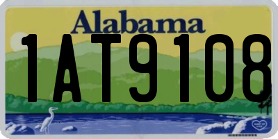 AL license plate 1AT9108