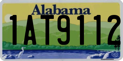 AL license plate 1AT9112