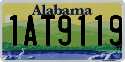 AL license plate 1AT9119