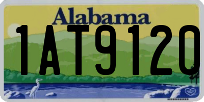 AL license plate 1AT9120