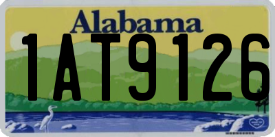 AL license plate 1AT9126