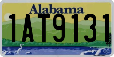 AL license plate 1AT9131