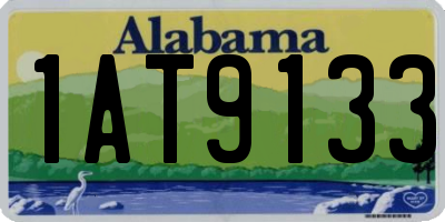 AL license plate 1AT9133