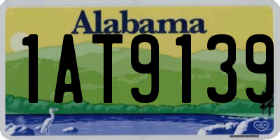 AL license plate 1AT9139
